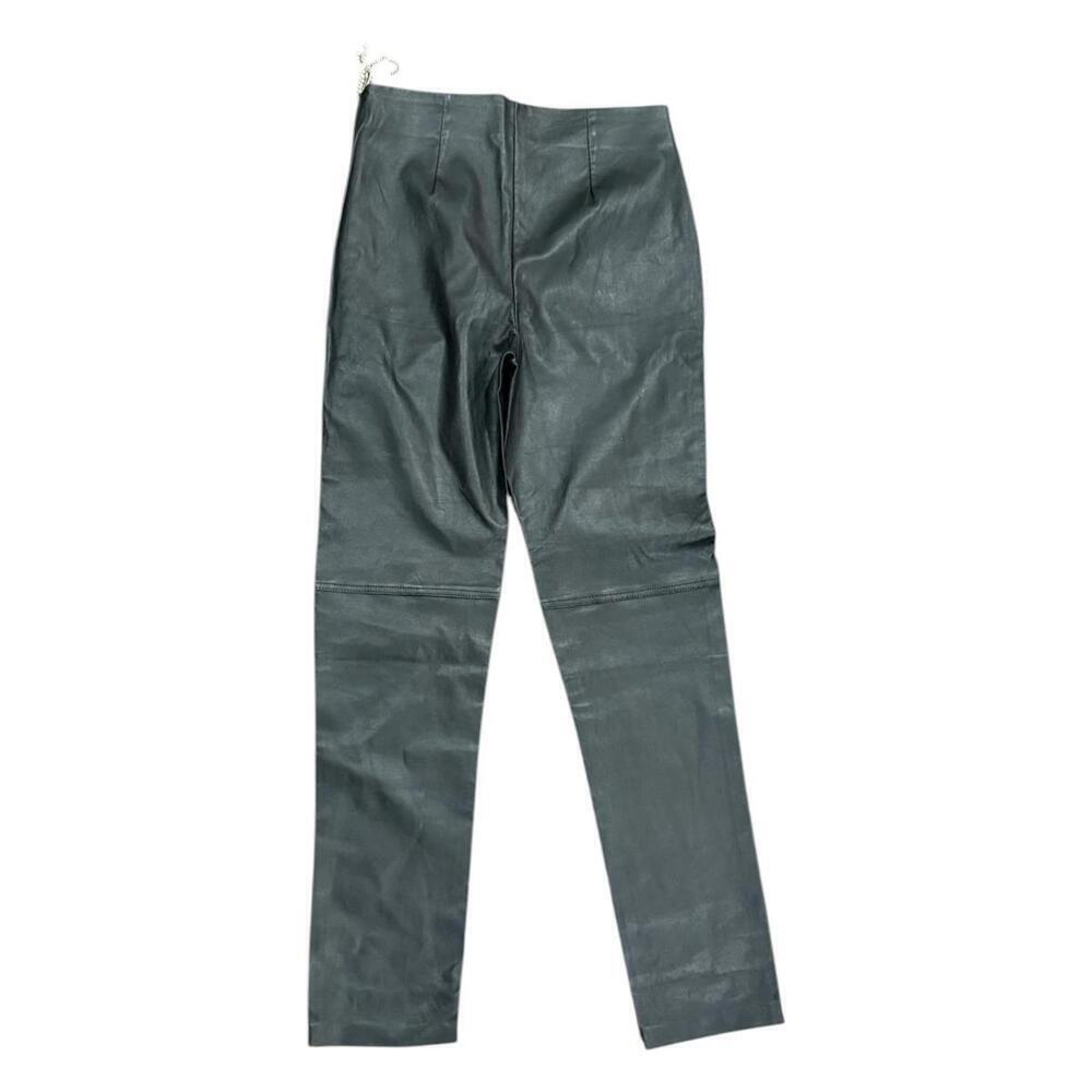 GRLFRND 100% Leather Skinny Pants, Medium